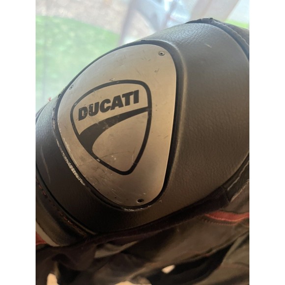 Ducati Corse C4 Leather Motorcycle Riding Jacket by Dainese Men's Size 50 - Picture 14 of 16